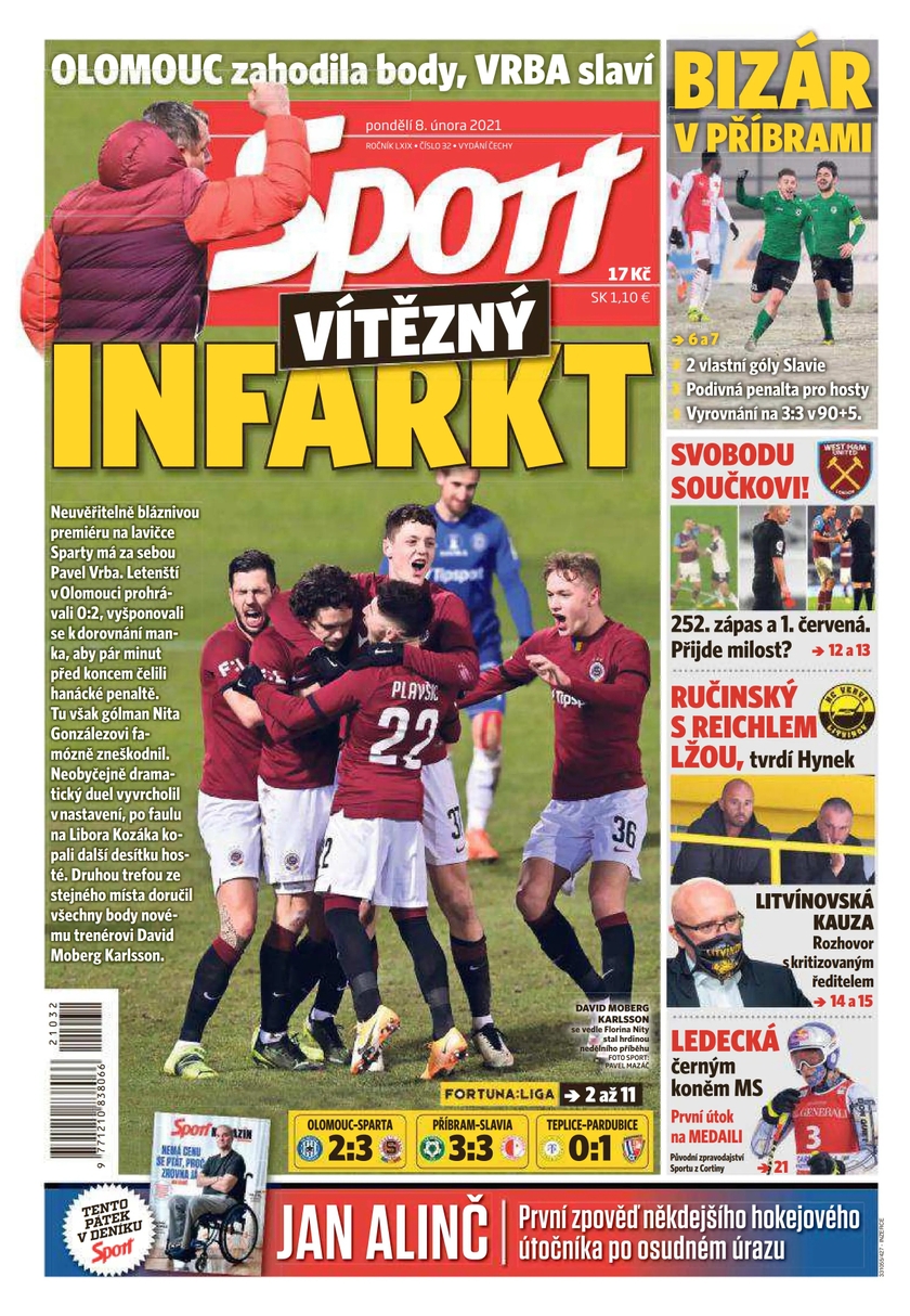 E-magazín Sport - 8.2.2021 - CZECH NEWS CENTER a. s.