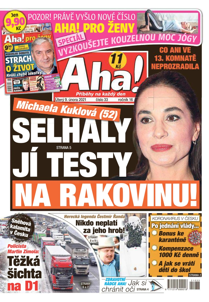 E-magazín Aha! - 9.2.2021 - CZECH NEWS CENTER a. s.