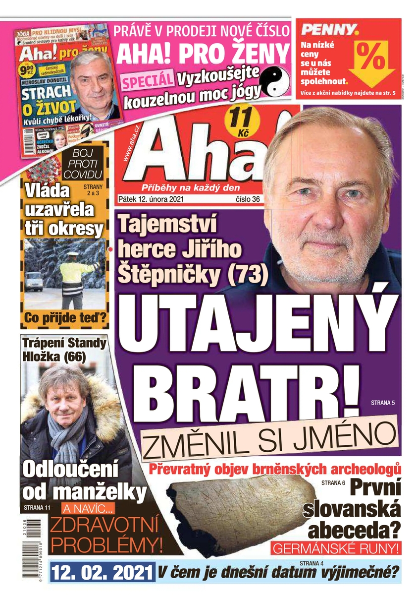E-magazín Aha! - 12.2.2021 - CZECH NEWS CENTER a. s.