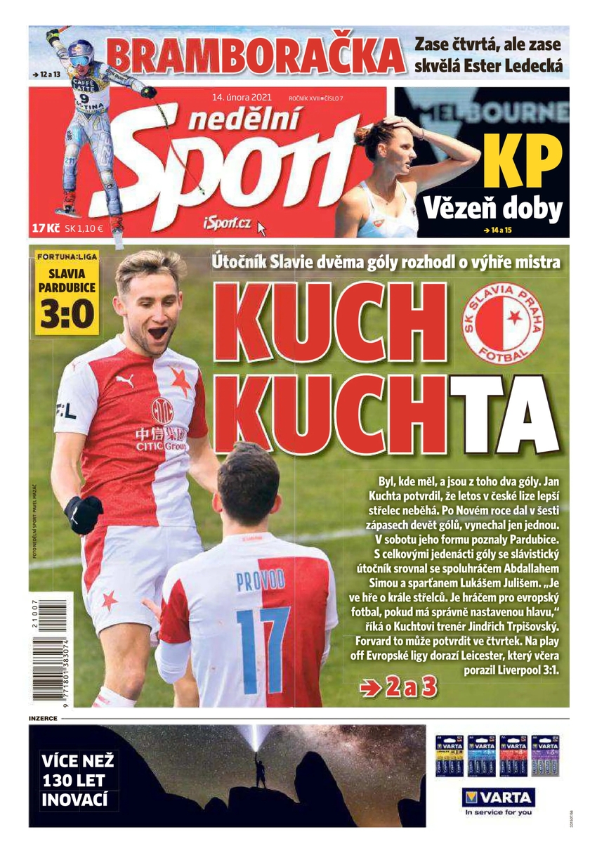 E-magazín nedělní Sport - 7/2021 - CZECH NEWS CENTER a. s.