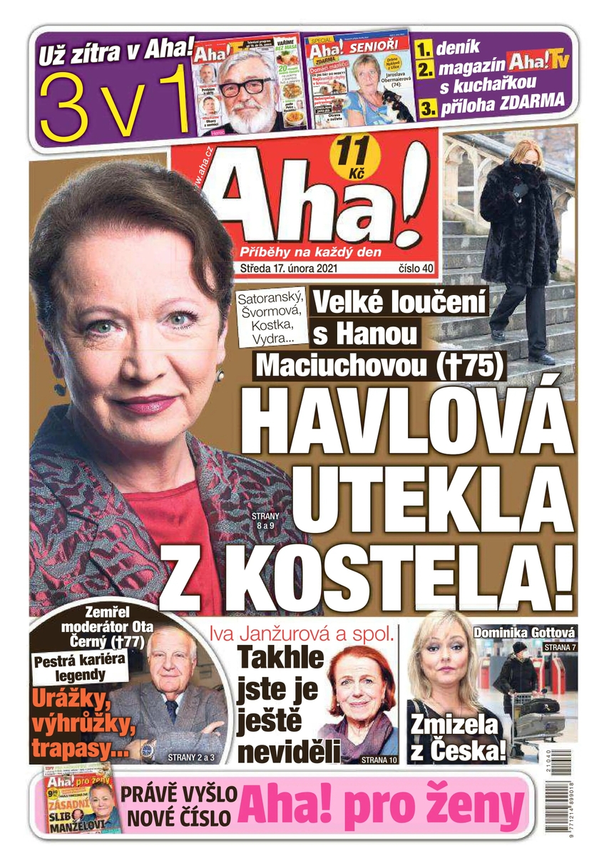 E-magazín Aha! - 17.2.2021 - CZECH NEWS CENTER a. s.