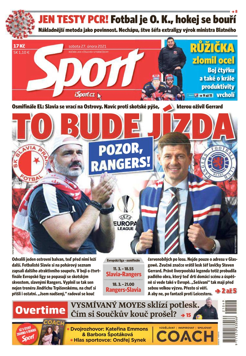 E-magazín Sport - 27.2.2021 - CZECH NEWS CENTER a. s.