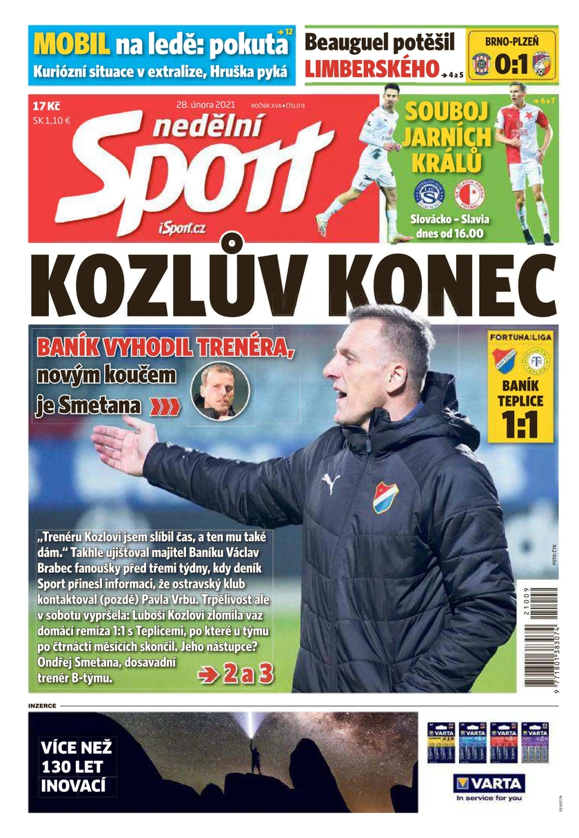 E-magazín nedělní Sport - 9/2021 - CZECH NEWS CENTER a. s.