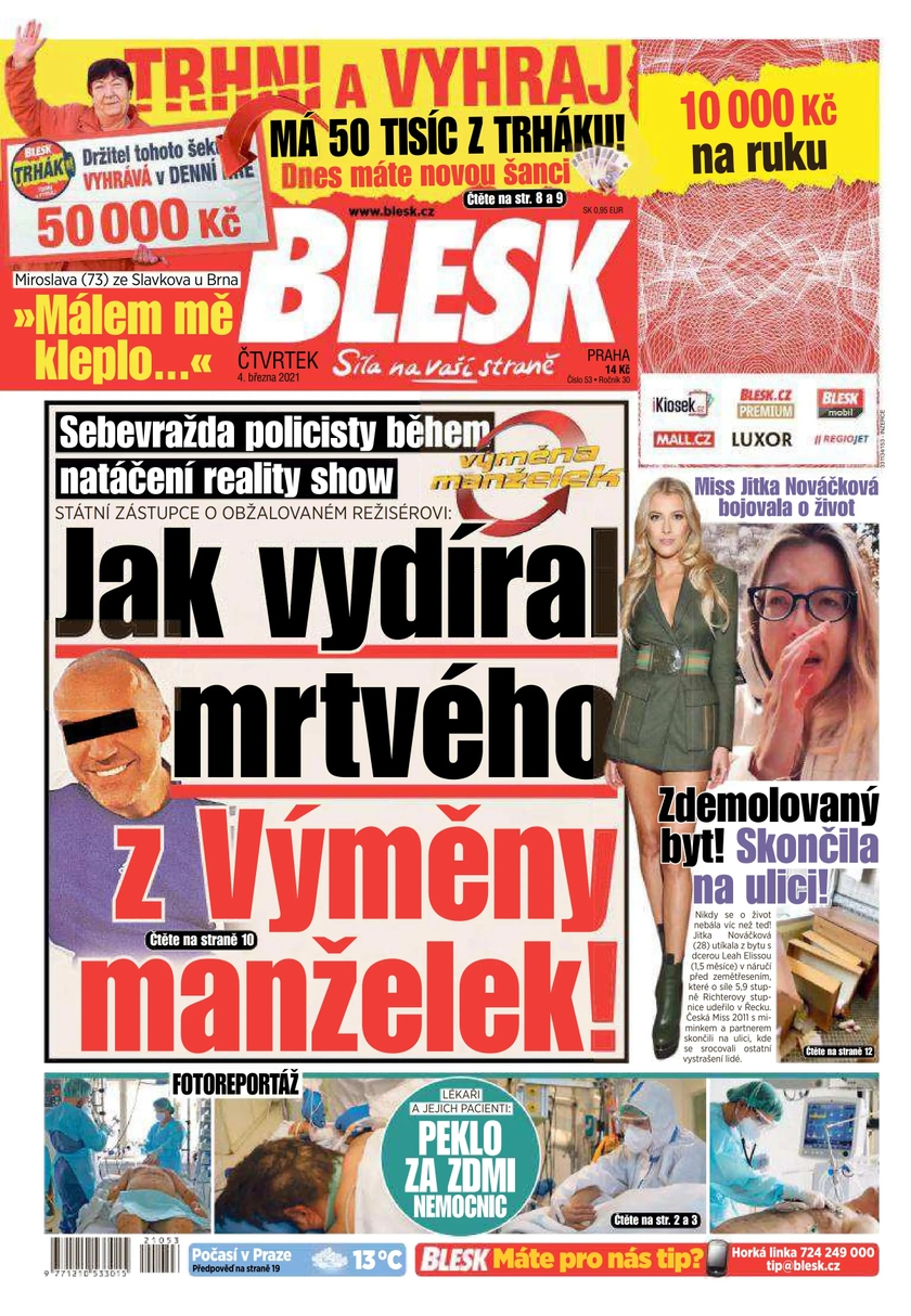 E-magazín BLESK - 4.3.2021 - CZECH NEWS CENTER a. s.