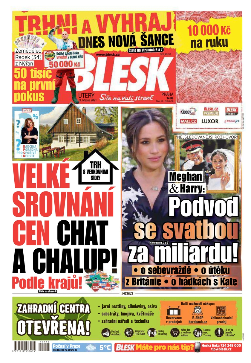 E-magazín BLESK - 9.3.2021 - CZECH NEWS CENTER a. s.