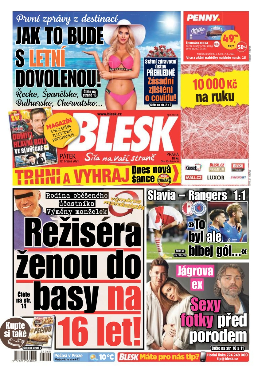 E-magazín BLESK - 12.3.2021 - CZECH NEWS CENTER a. s.
