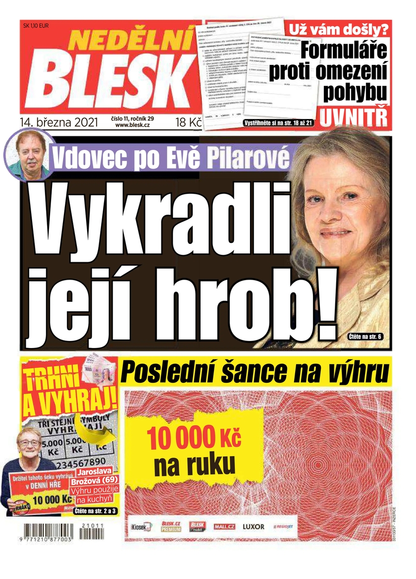 E-magazín NEDĚLNÍ BLESK - 11/2021 - CZECH NEWS CENTER a. s.
