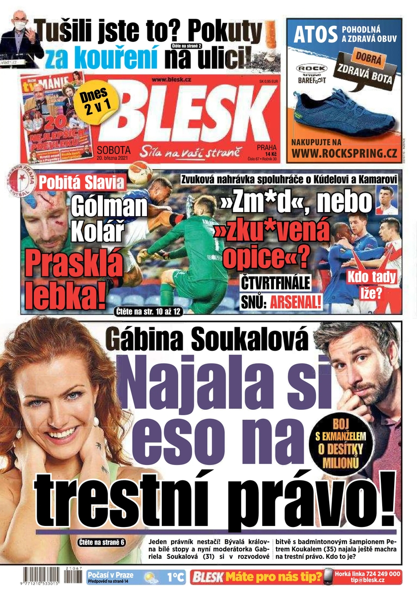 E-magazín BLESK - 20.3.2021 - CZECH NEWS CENTER a. s.