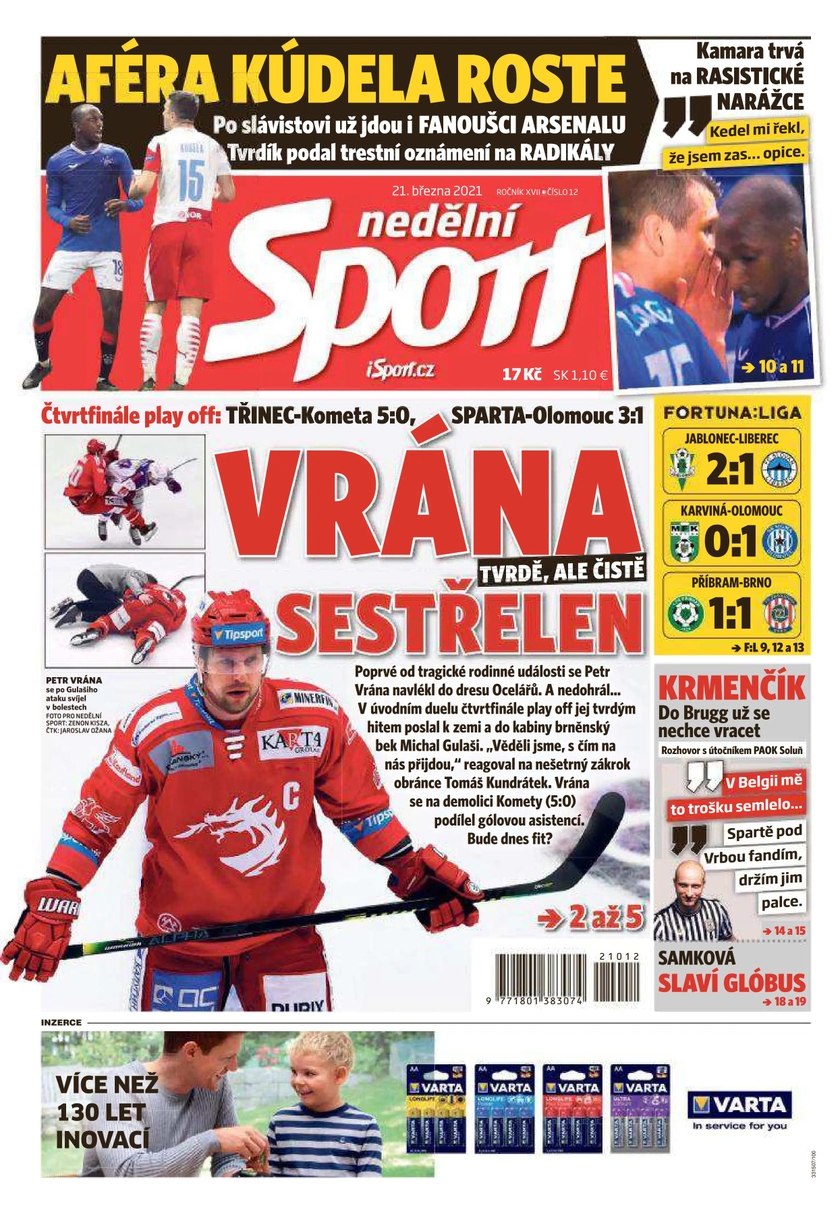 E-magazín nedělní Sport - 12/2021 - CZECH NEWS CENTER a. s.
