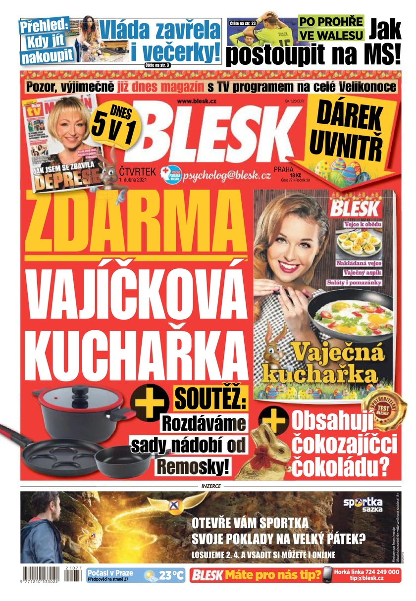 E-magazín BLESK - 1.4.2021 - CZECH NEWS CENTER a. s.