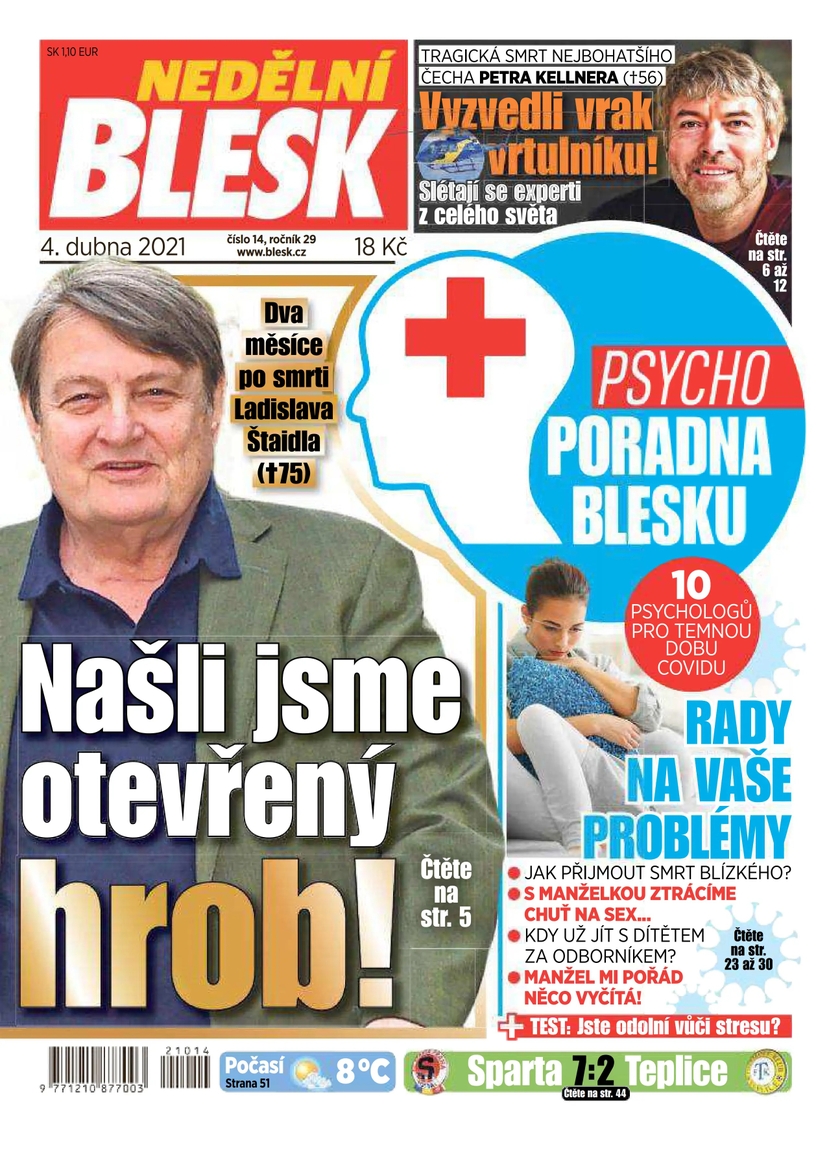 E-magazín NEDĚLNÍ BLESK - 14/2021 - CZECH NEWS CENTER a. s.