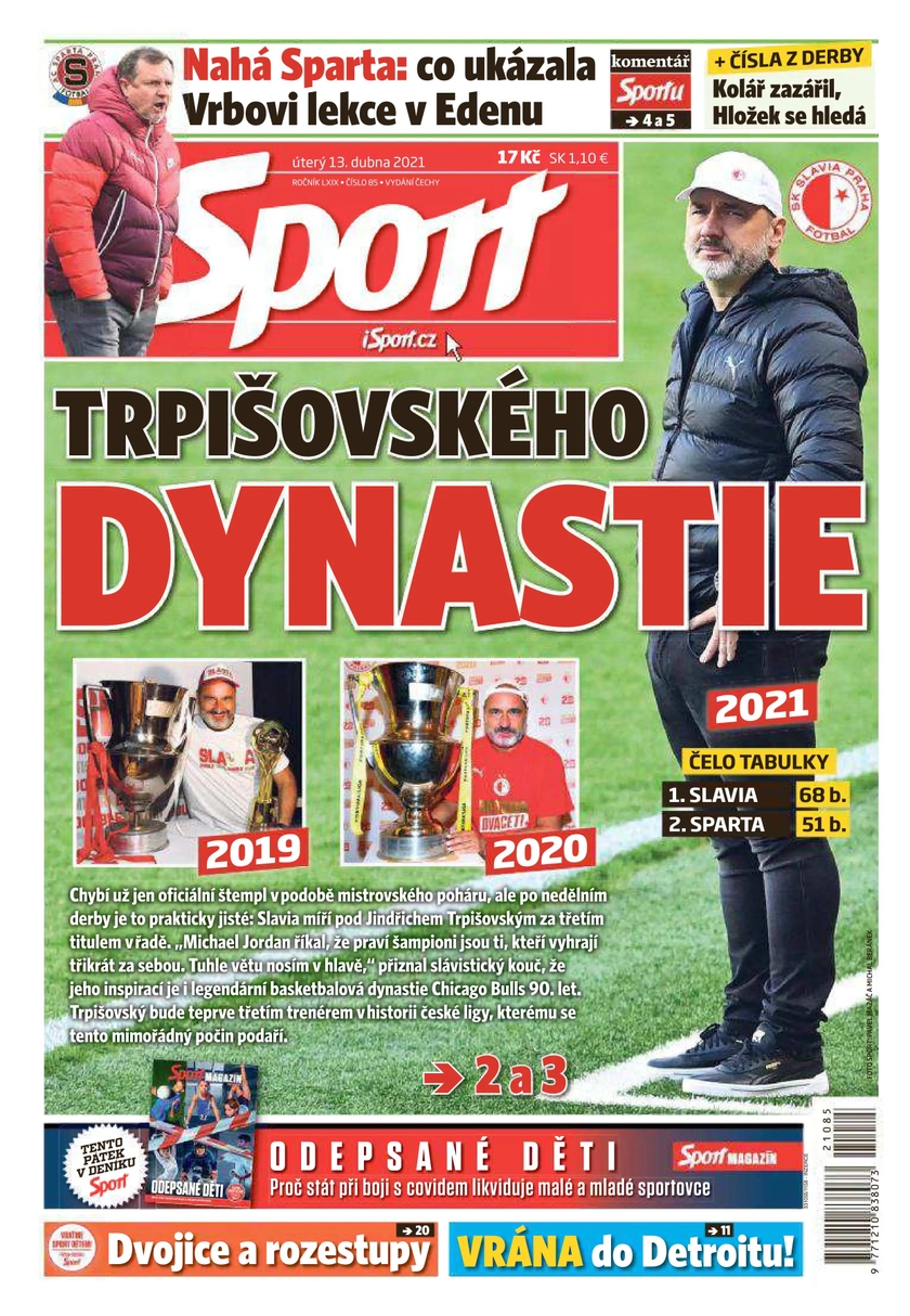 E-magazín Sport - 13.4.2021 - CZECH NEWS CENTER a. s.