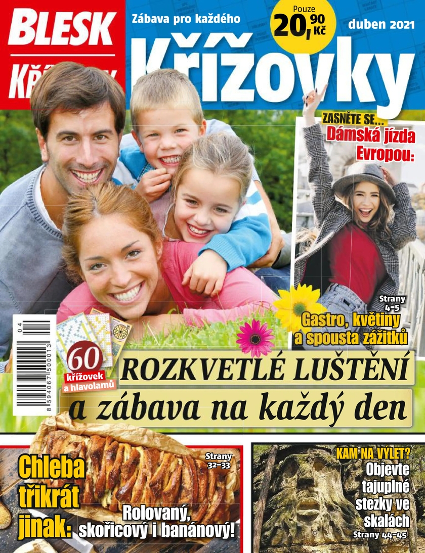 E-magazín BLESK KŘÍŽOVKY - 4/2021 - CZECH NEWS CENTER a. s.
