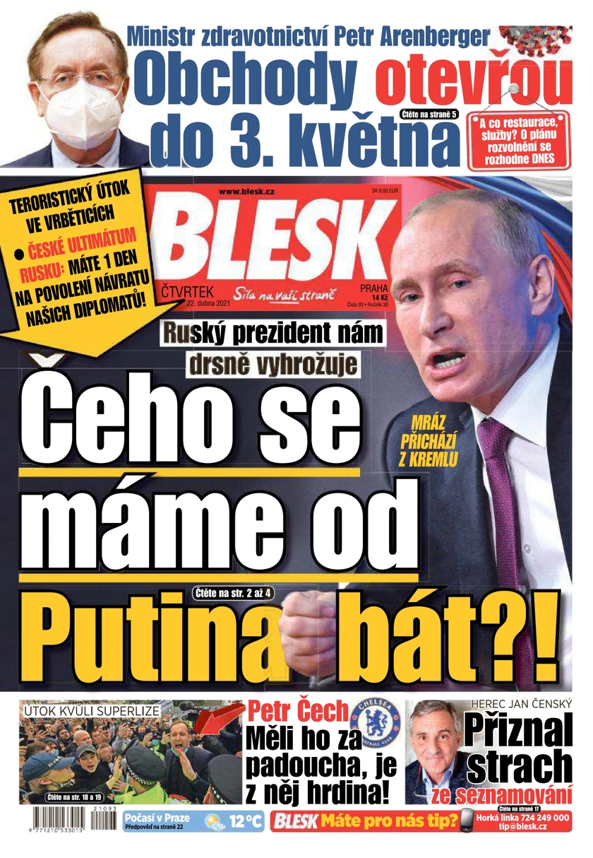 E-magazín BLESK - 22.4.2021 - CZECH NEWS CENTER a. s.