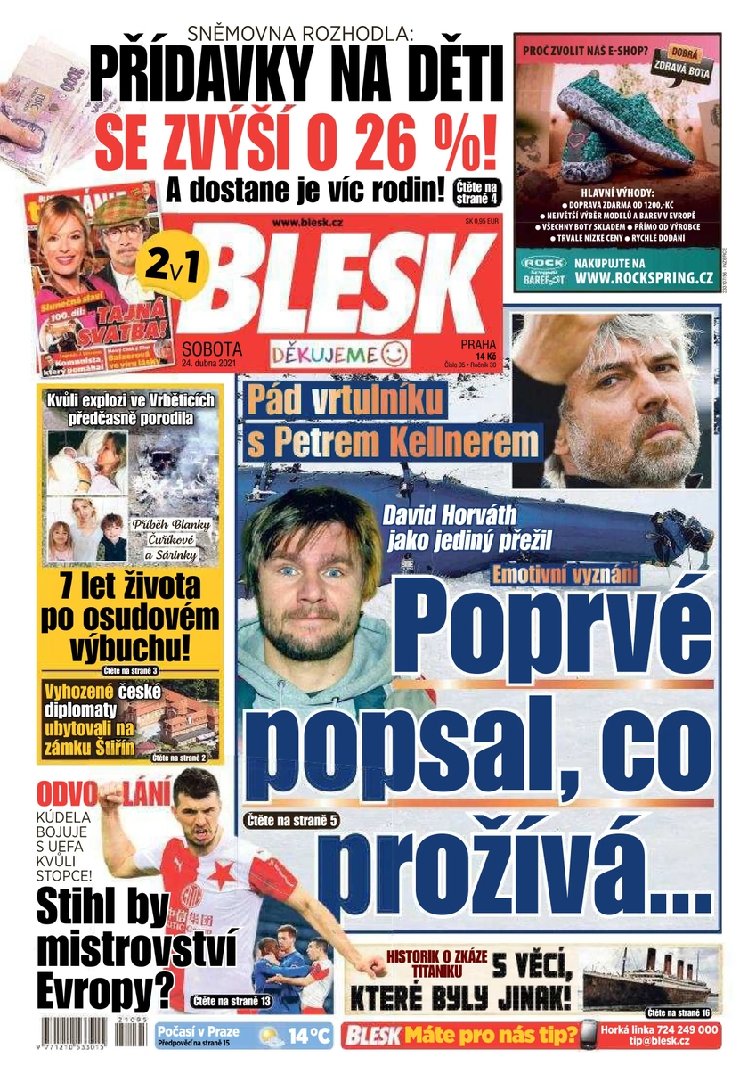 E-magazín BLESK - 24.4.2021 - CZECH NEWS CENTER a. s.