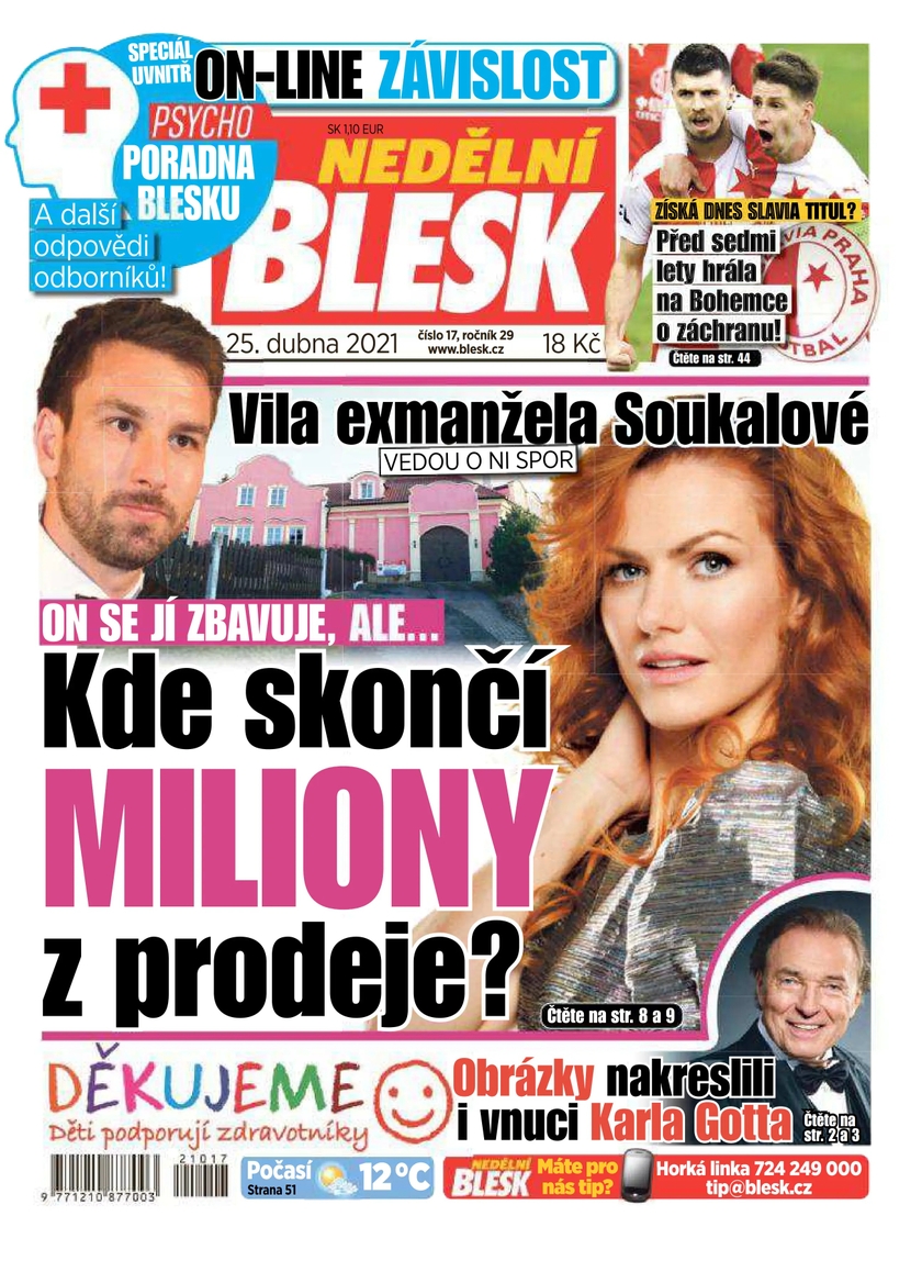 E-magazín NEDĚLNÍ BLESK - 17/2021 - CZECH NEWS CENTER a. s.