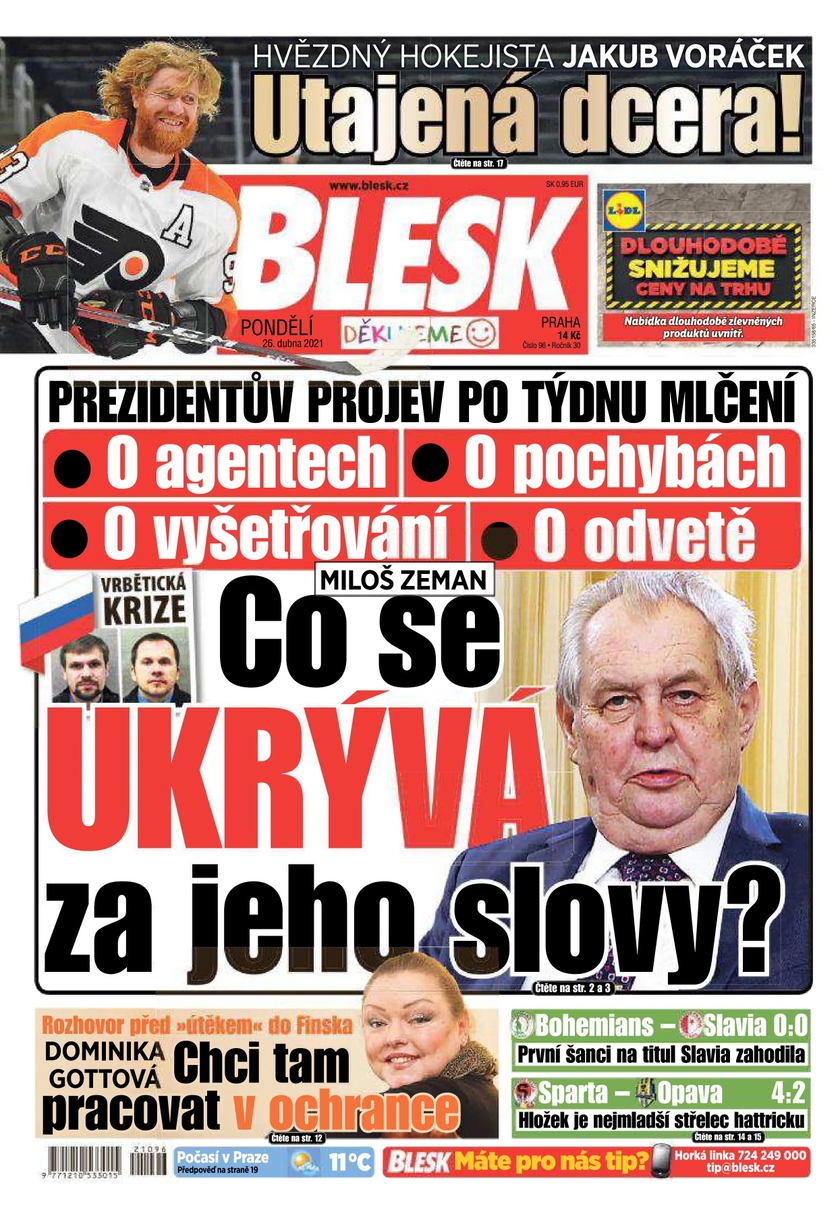 E-magazín BLESK - 26.4.2021 - CZECH NEWS CENTER a. s.