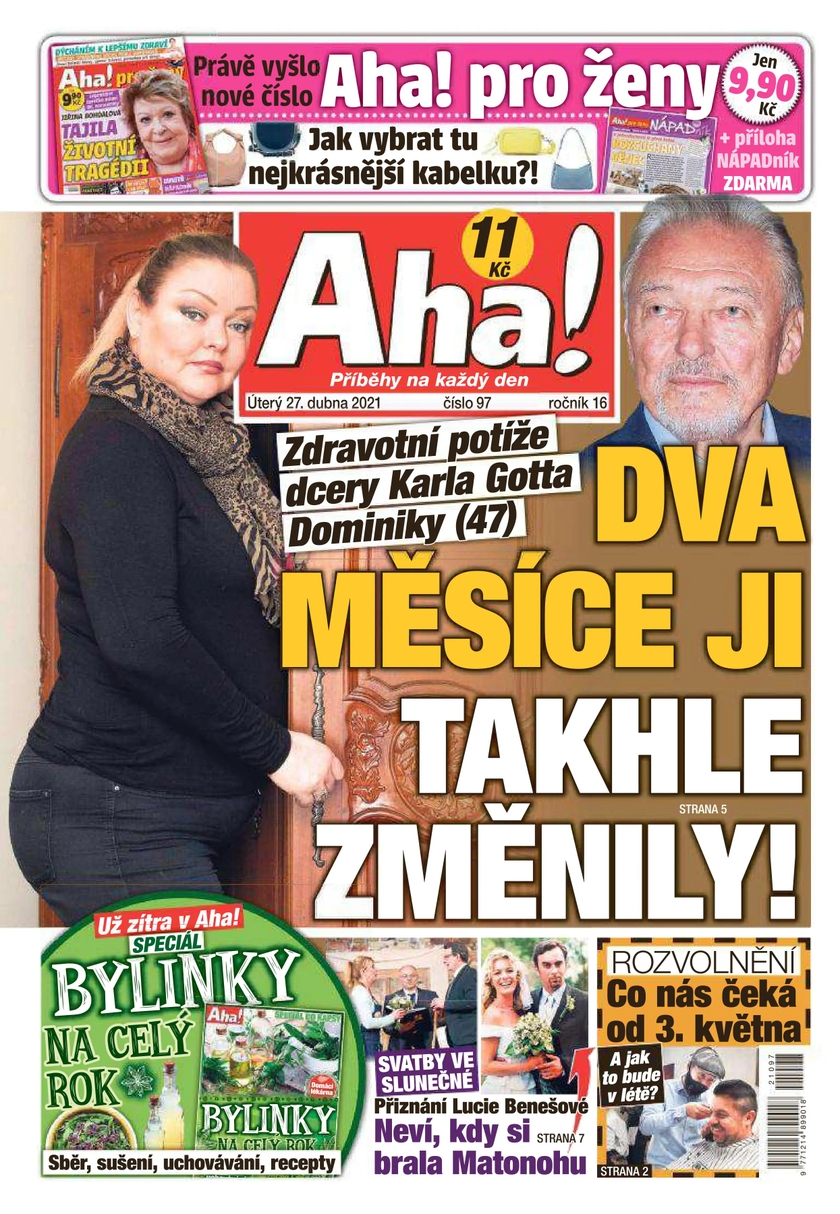 E-magazín Aha! - 27.4.2021 - CZECH NEWS CENTER a. s.