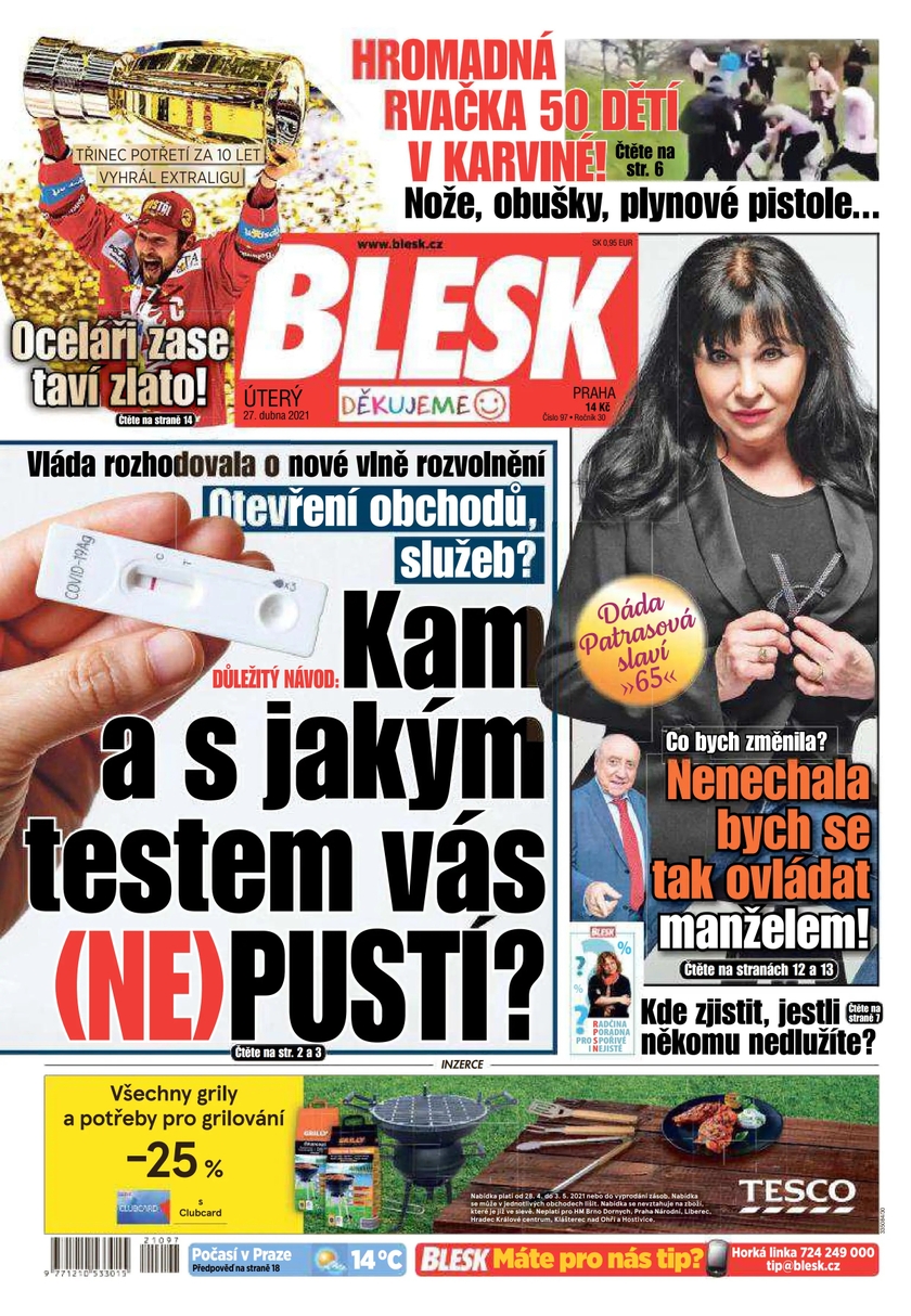 E-magazín BLESK - 27.4.2021 - CZECH NEWS CENTER a. s.