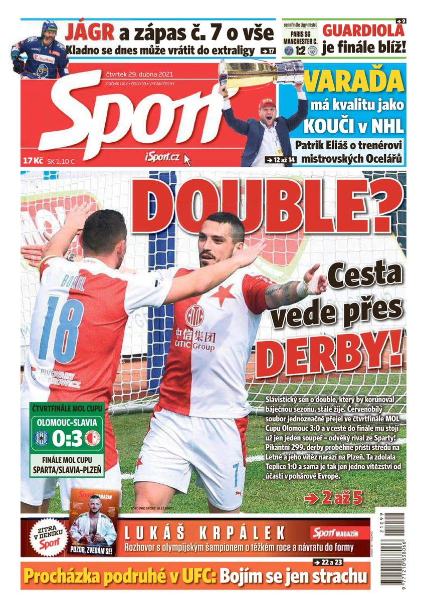 E-magazín Sport - 29.4.2021 - CZECH NEWS CENTER a. s.