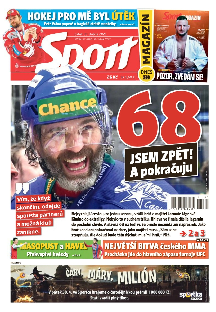 E-magazín Sport - 30.4.2021 - CZECH NEWS CENTER a. s.