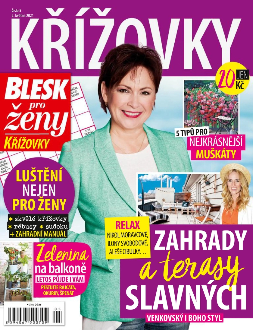 E-magazín BLESK pro ženy KŘÍŽOVKY - 5/2021 - CZECH NEWS CENTER a. s.