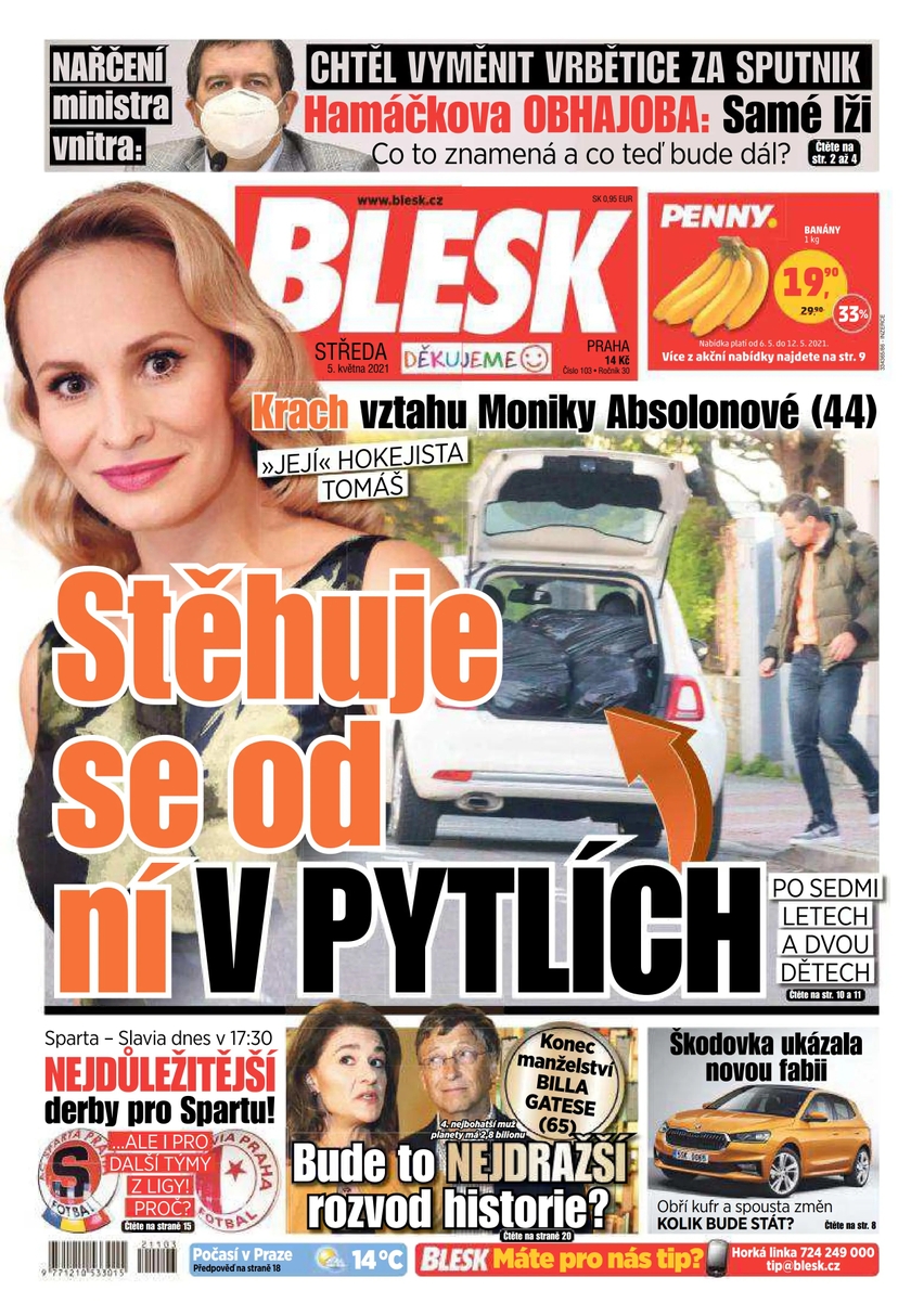 E-magazín BLESK - 5.5.2021 - CZECH NEWS CENTER a. s.