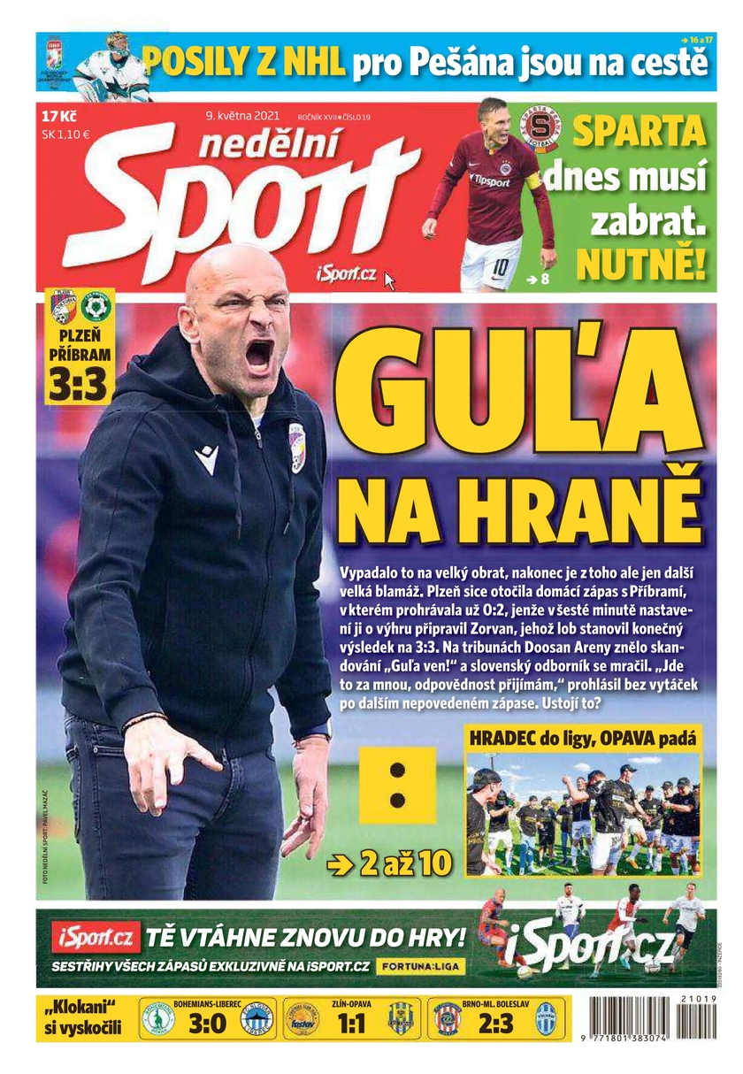 E-magazín nedělní Sport - 19/2021 - CZECH NEWS CENTER a. s.