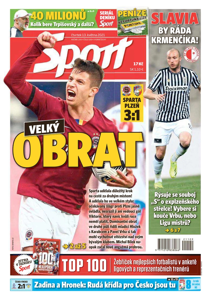 E-magazín Sport - 13.5.2021 - CZECH NEWS CENTER a. s.