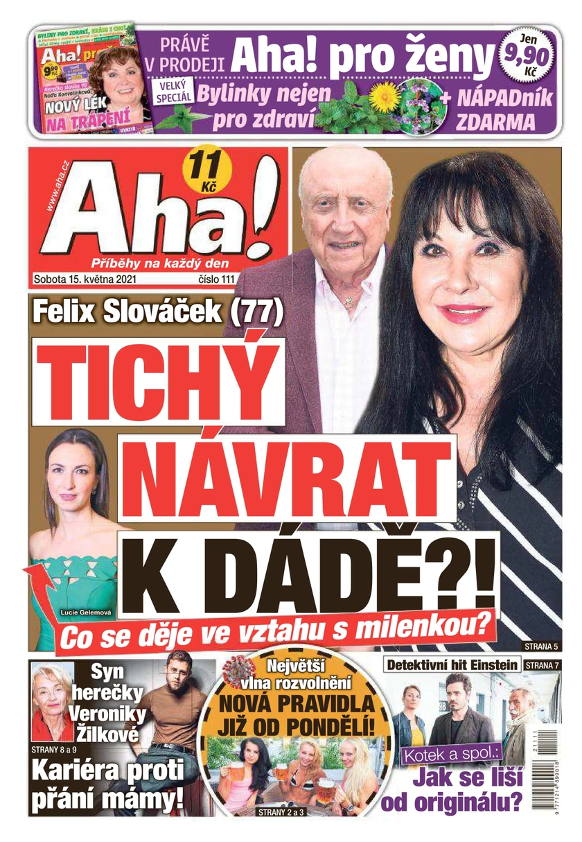 E-magazín Aha! - 15.5.2021 - CZECH NEWS CENTER a. s.