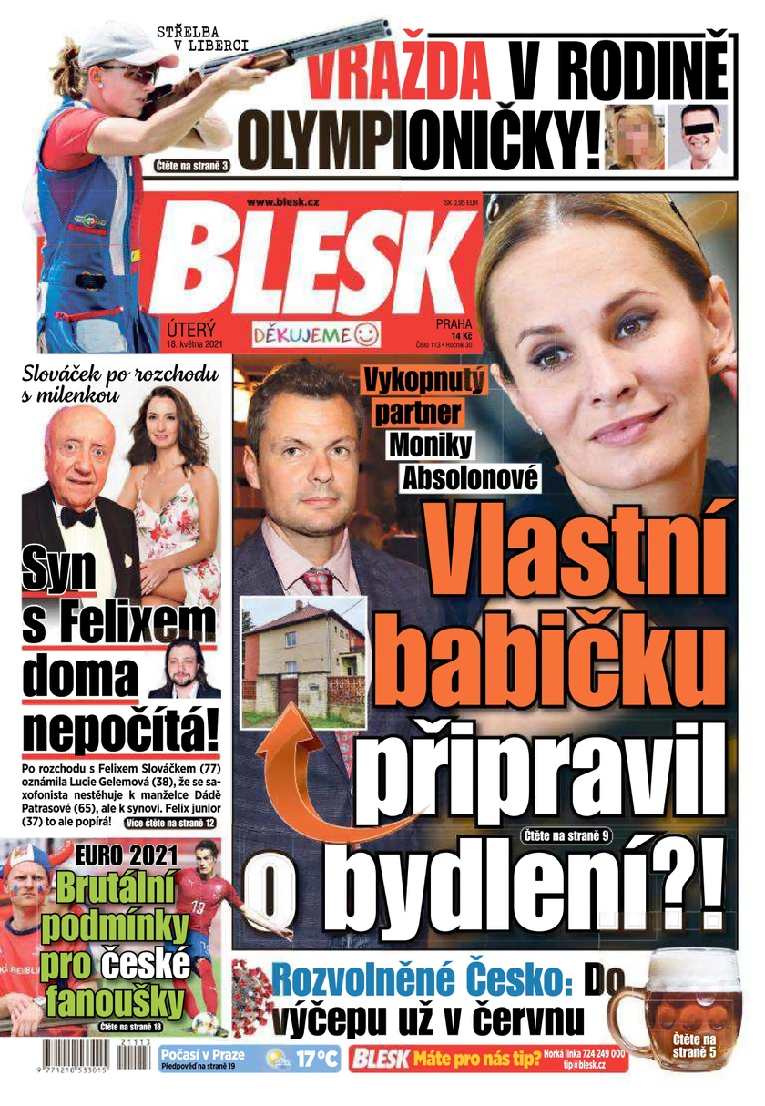 E-magazín BLESK - 18.5.2021 - CZECH NEWS CENTER a. s.