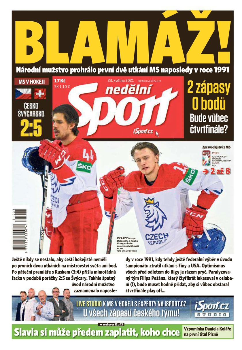 E-magazín nedělní Sport - 21/2021 - CZECH NEWS CENTER a. s.
