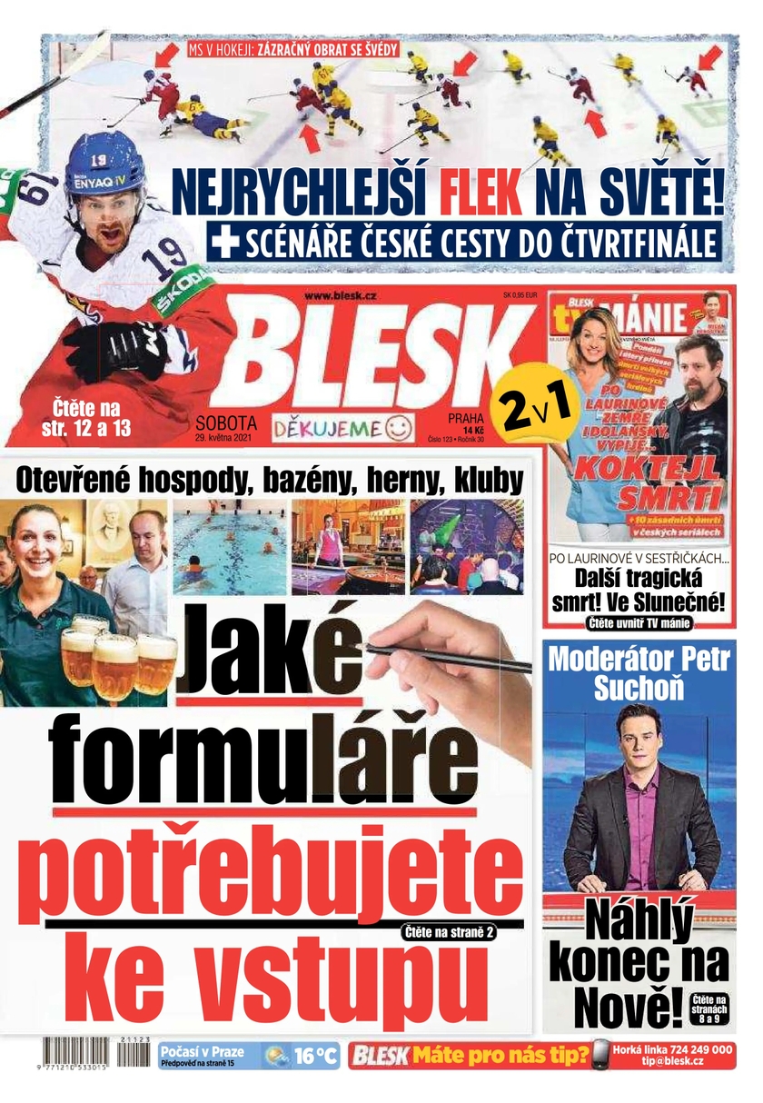 E-magazín BLESK - 29.5.2021 - CZECH NEWS CENTER a. s.