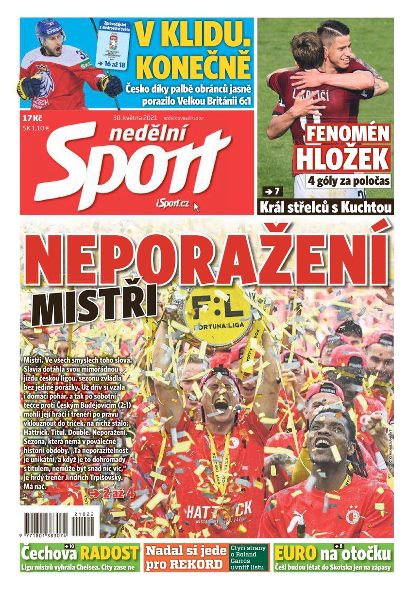 E-magazín nedělní Sport - 22/2021 - CZECH NEWS CENTER a. s.