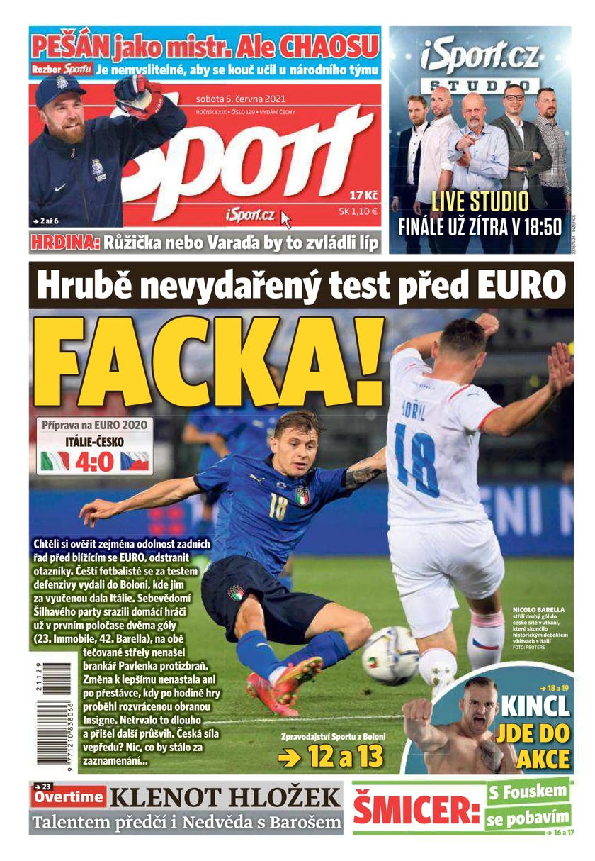 E-magazín Sport - 5.6.2021 - CZECH NEWS CENTER a. s.