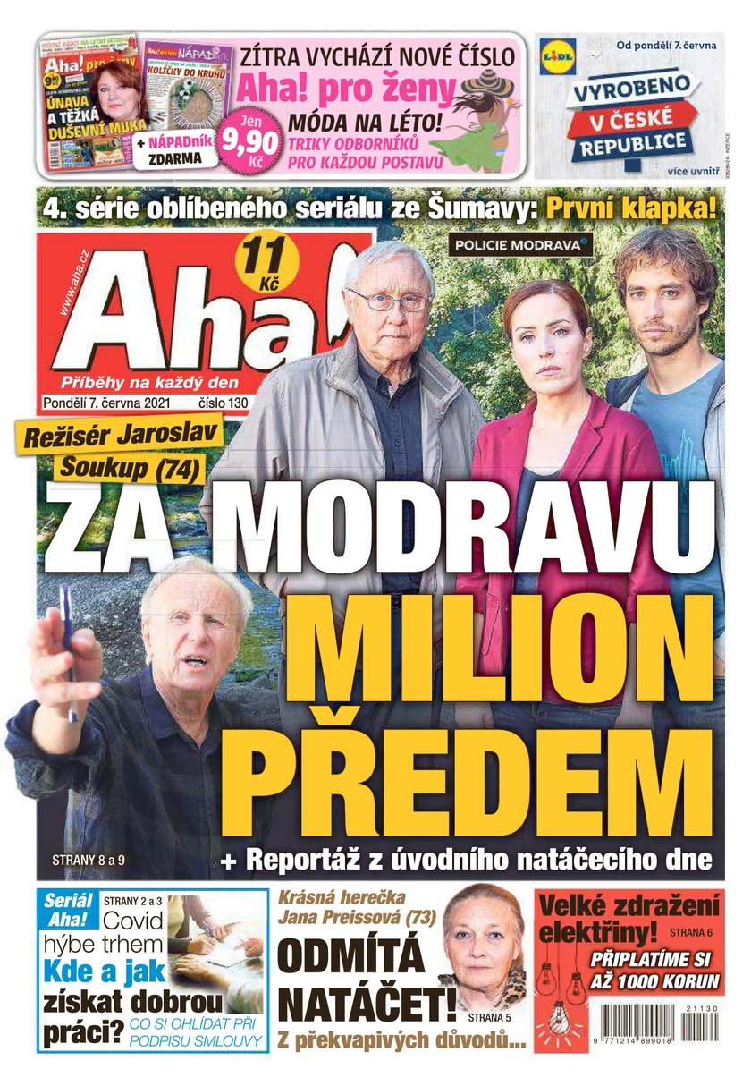 E-magazín Aha! - 7.6.2021 - CZECH NEWS CENTER a. s.