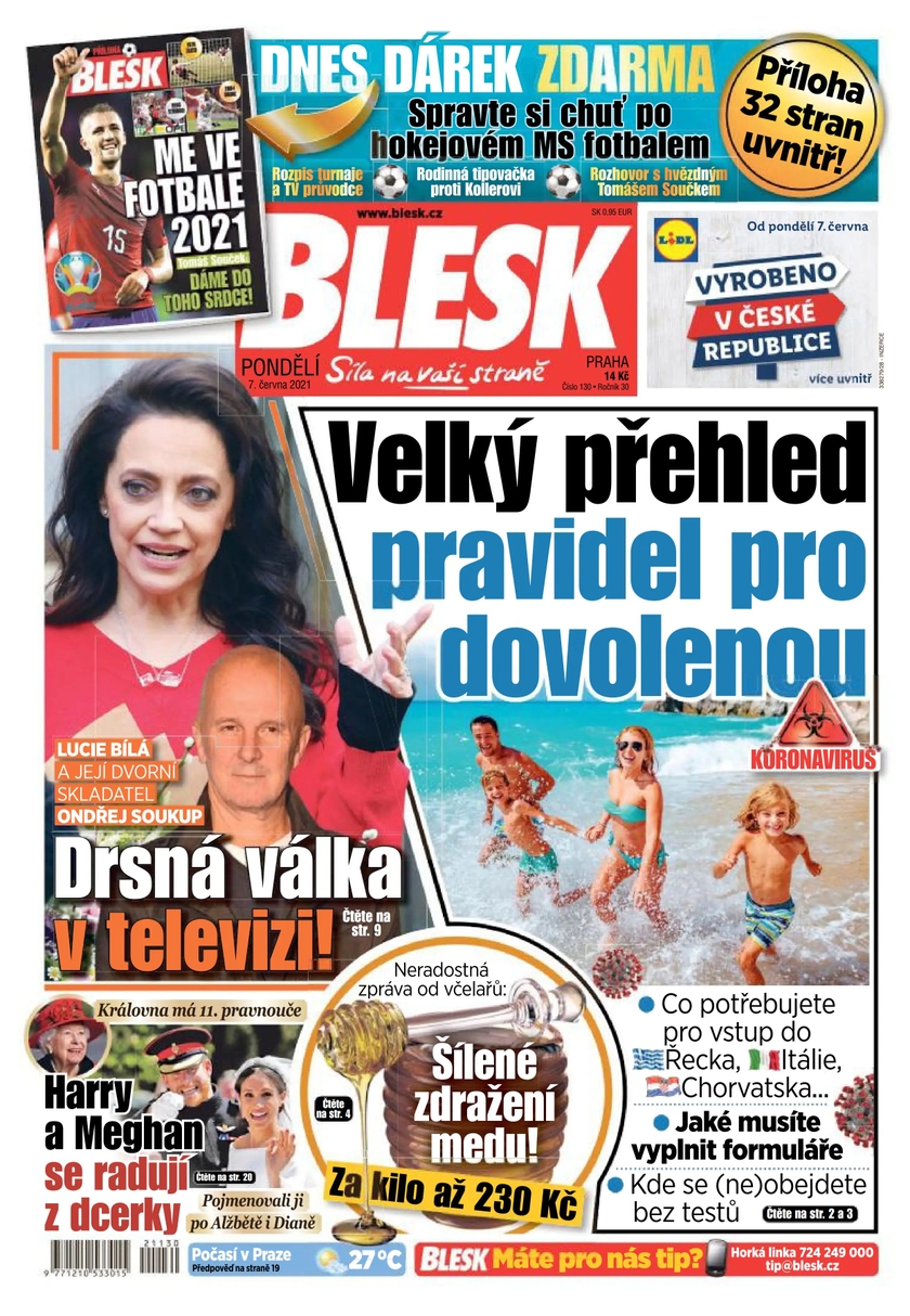 E-magazín BLESK - 7.6.2021 - CZECH NEWS CENTER a. s.