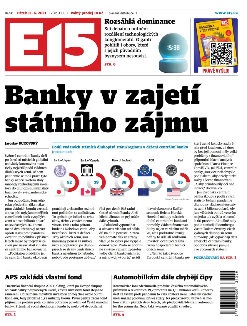E-magazín e15 - 11.6.2021 - CZECH NEWS CENTER a. s.