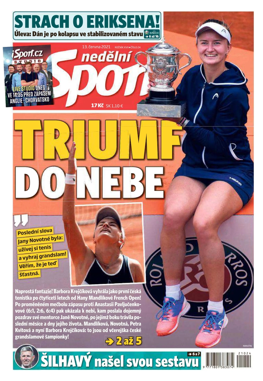 E-magazín nedělní Sport - 24/2021 - CZECH NEWS CENTER a. s.