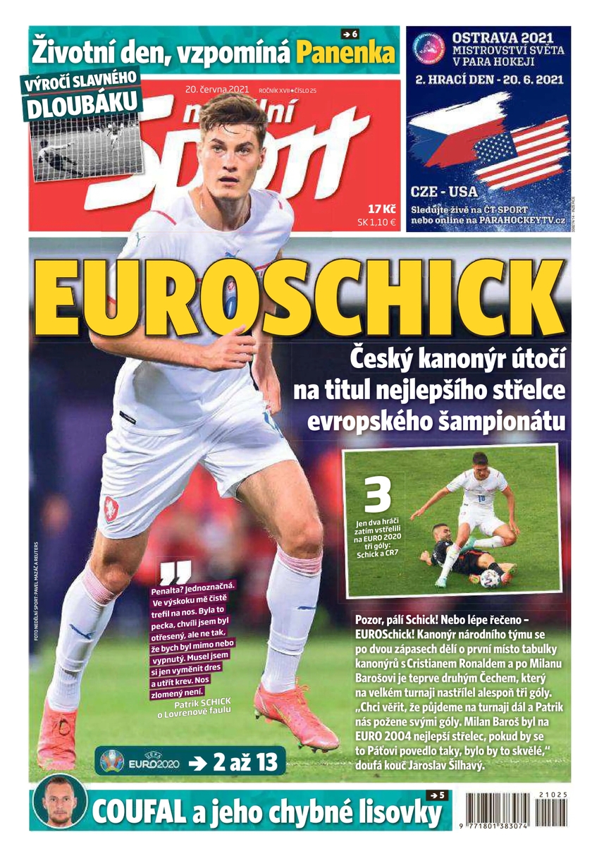 E-magazín nedělní Sport - 25/2021 - CZECH NEWS CENTER a. s.