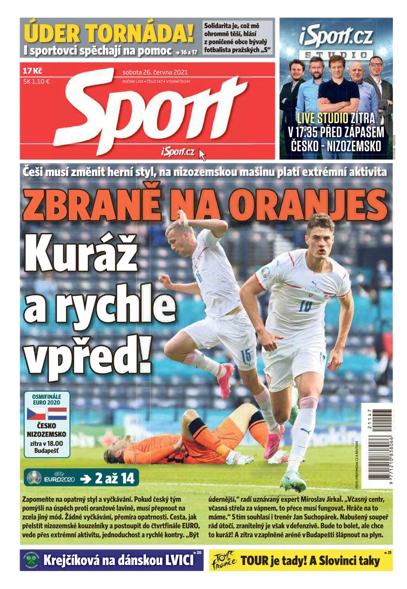 E-magazín Sport - 26.6.2021 - CZECH NEWS CENTER a. s.