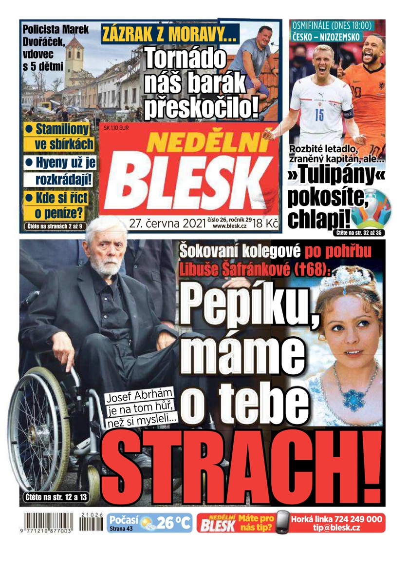 E-magazín NEDĚLNÍ BLESK - 26/2021 - CZECH NEWS CENTER a. s.
