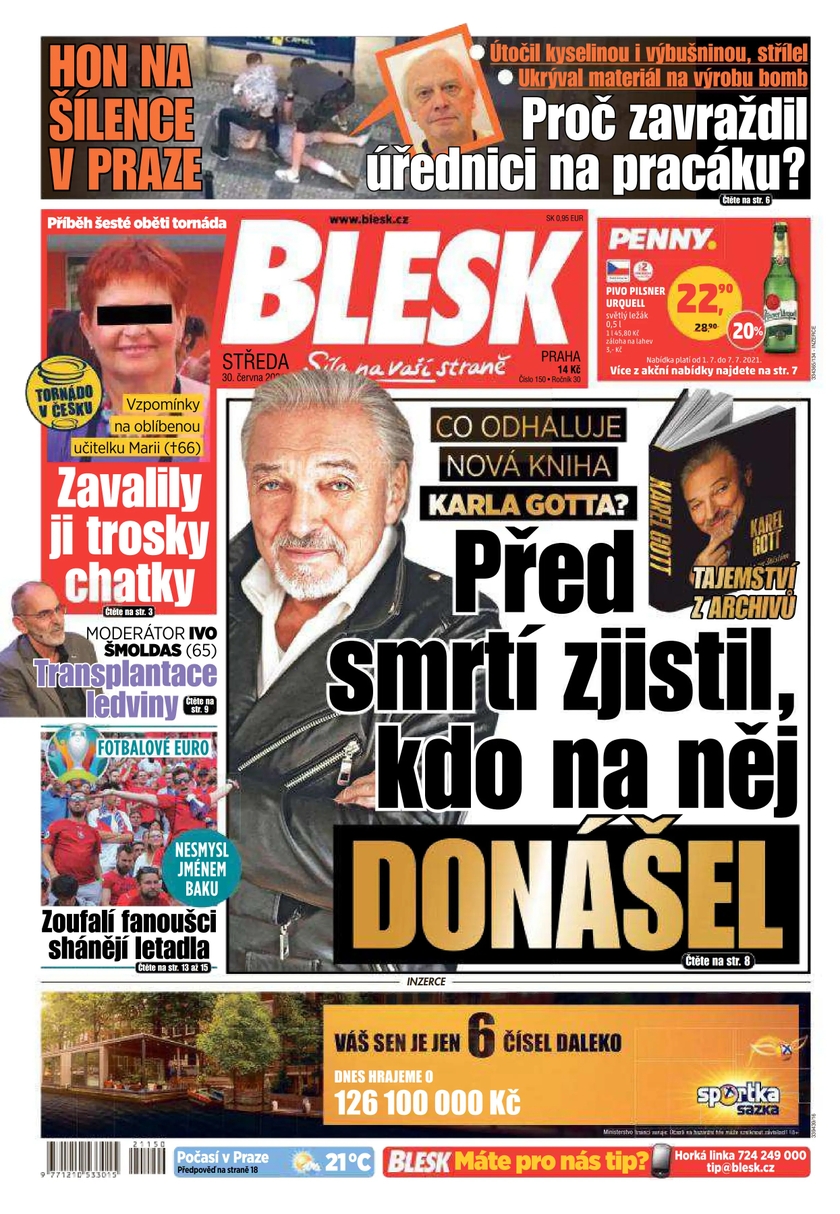 E-magazín BLESK - 30.6.2021 - CZECH NEWS CENTER a. s.