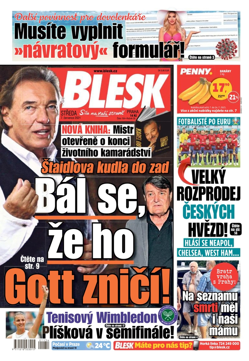 E-magazín BLESK - 7.7.2021 - CZECH NEWS CENTER a. s.