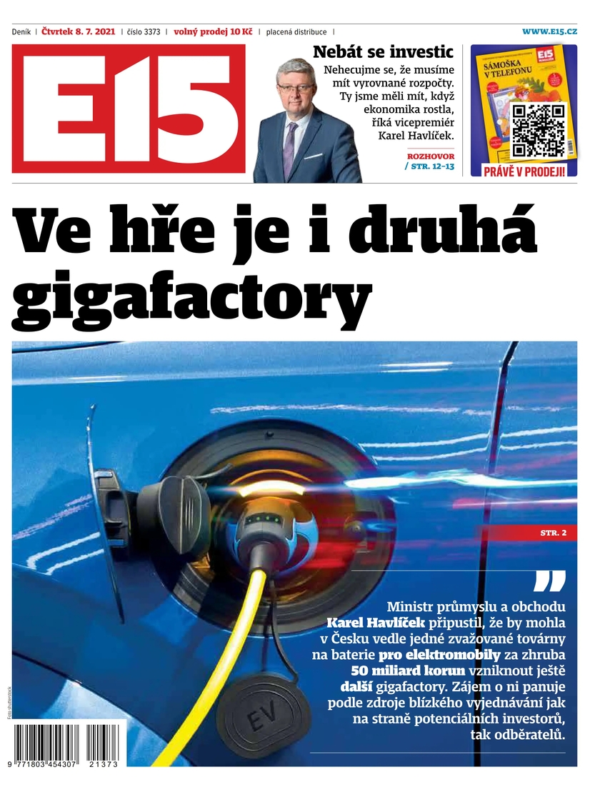 E-magazín e15 - 8.7.2021 - CZECH NEWS CENTER a. s.