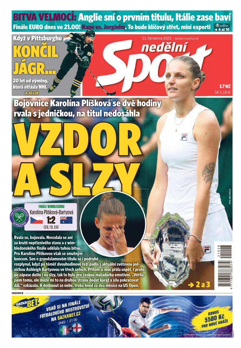 E-magazín nedělní Sport - 28/2021 - CZECH NEWS CENTER a. s.