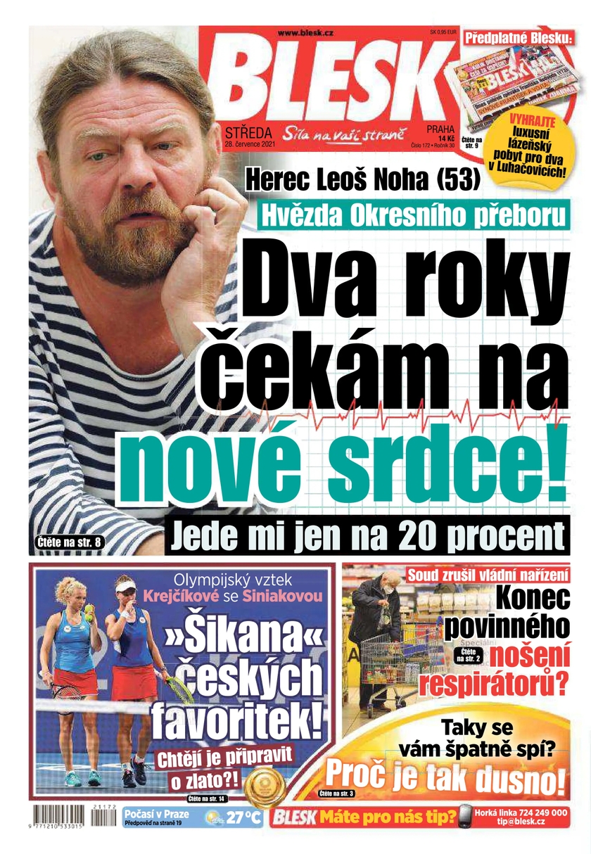 E-magazín BLESK - 28.7.2021 - CZECH NEWS CENTER a. s.