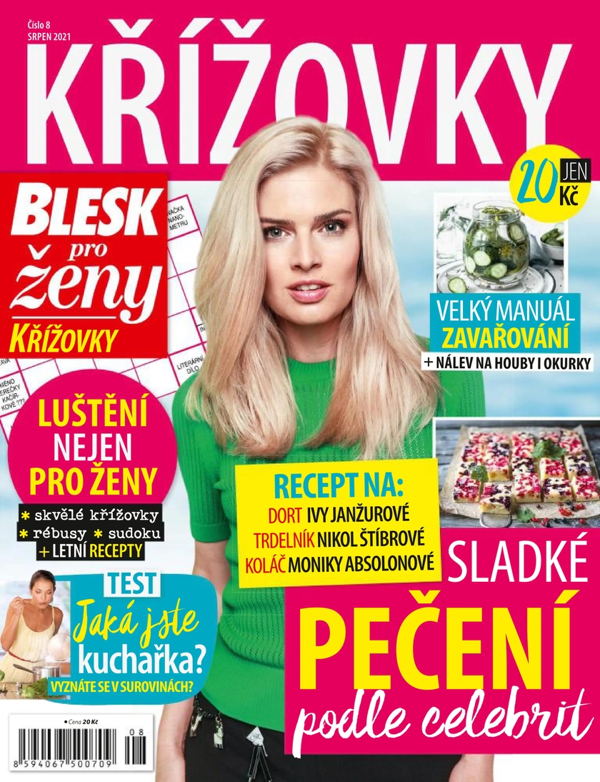 E-magazín BLESK pro ženy KŘÍŽOVKY - 8/2021 - CZECH NEWS CENTER a. s.