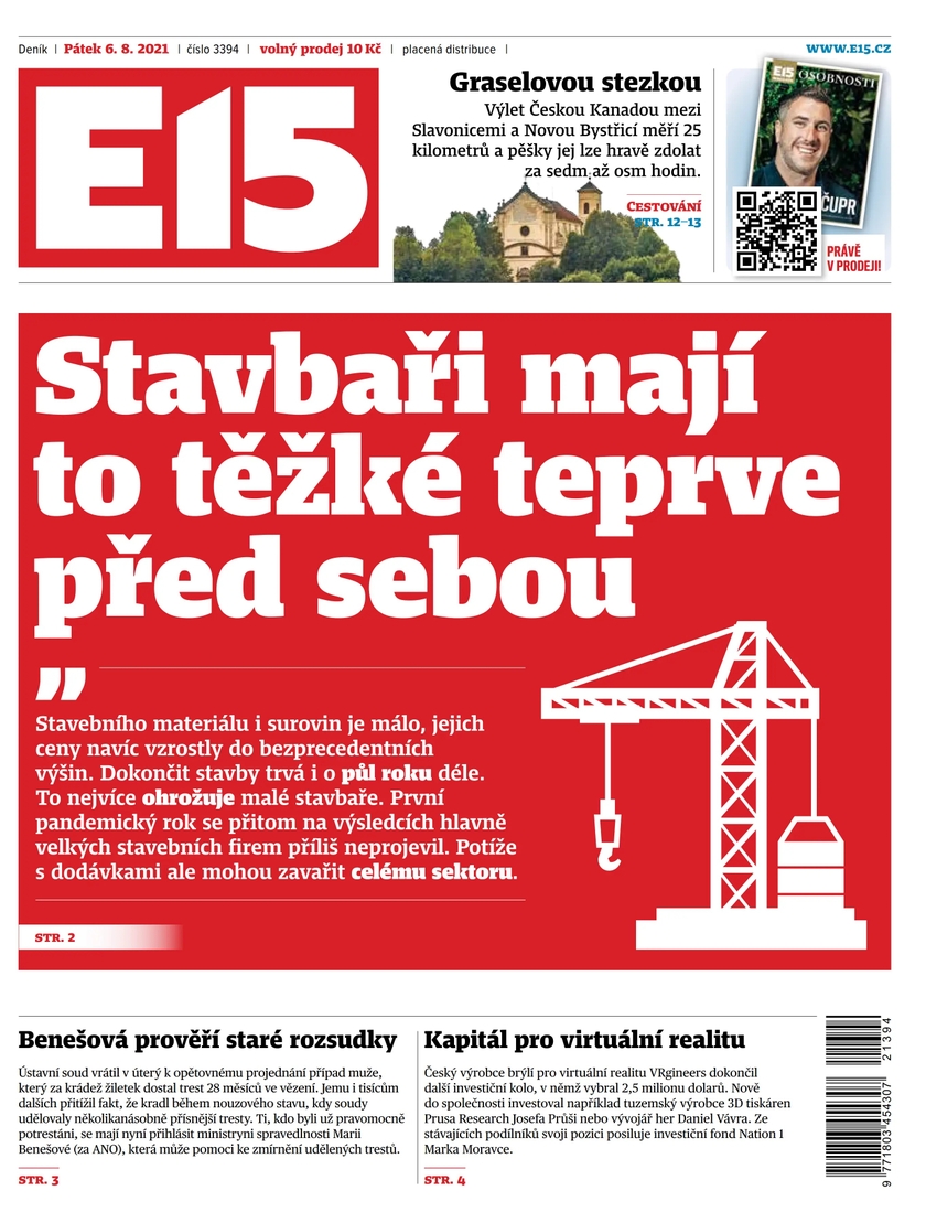 E-magazín e15 - 6.8.2021 - CZECH NEWS CENTER a. s.