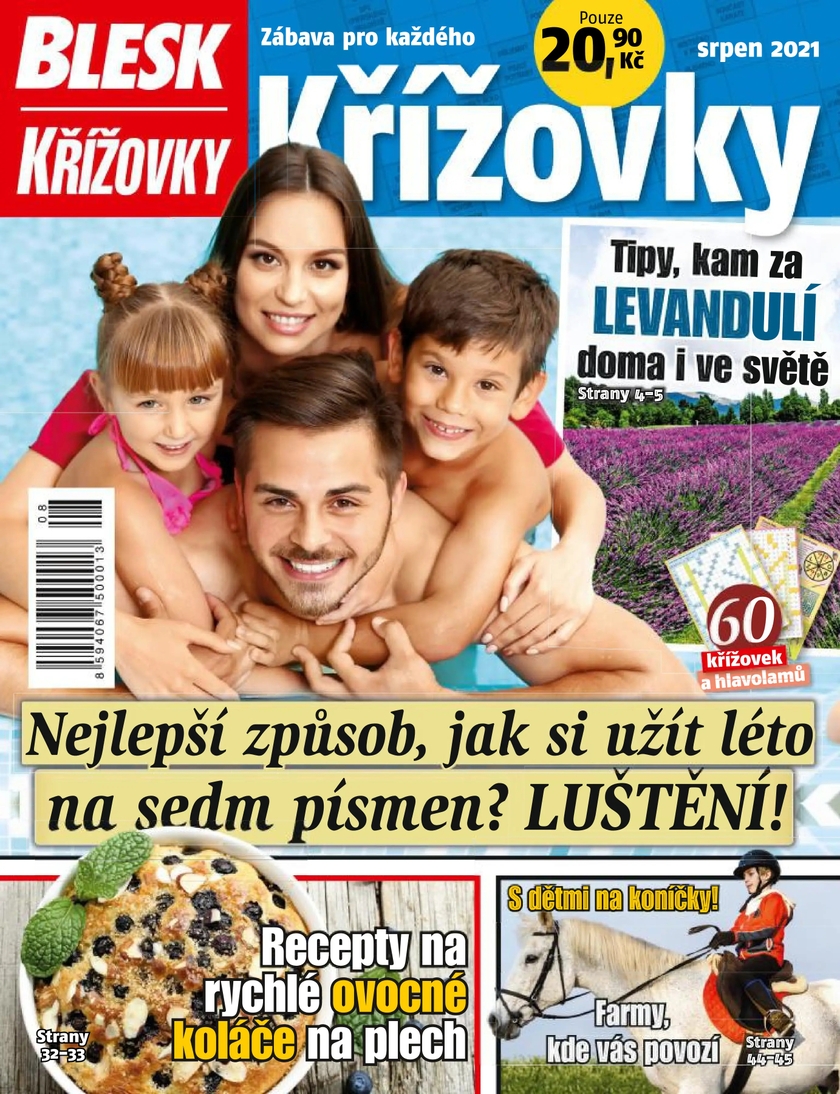 E-magazín BLESK KŘÍŽOVKY - 8/2021 - CZECH NEWS CENTER a. s.